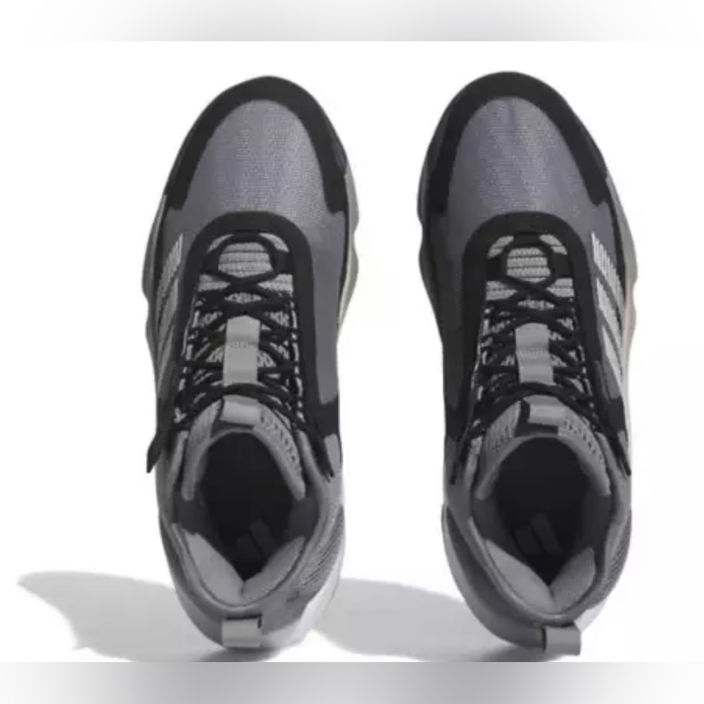 adidas Gray and Black Athletic Trainers